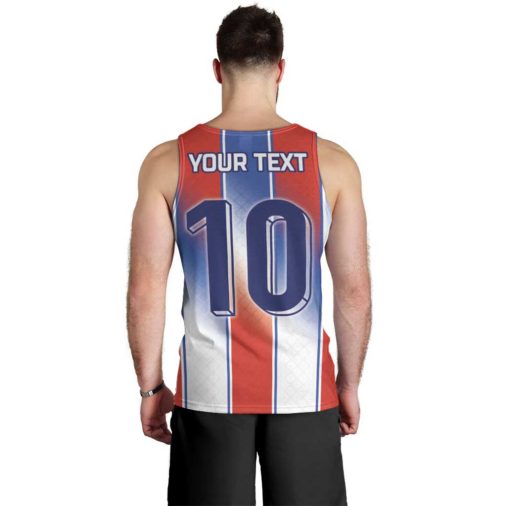 Custom France National Football Men Tank Top Paris Architecture-Inspired Geometry - Wonder Print Shop