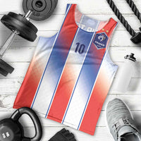Custom France National Football Men Tank Top Paris Architecture-Inspired Geometry - Wonder Print Shop