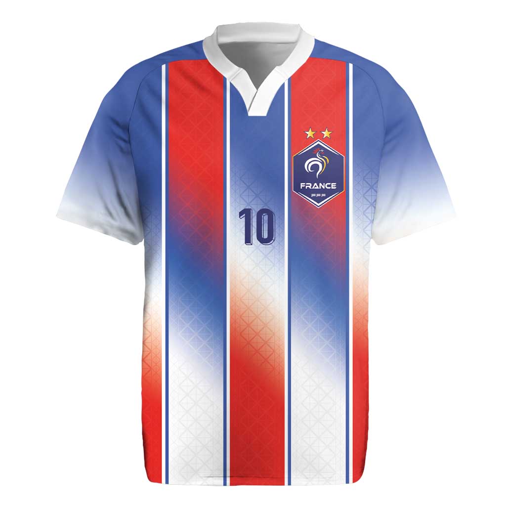 Custom France National Football Rugby Jersey Paris Architecture-Inspired Geometry - Wonder Print Shop