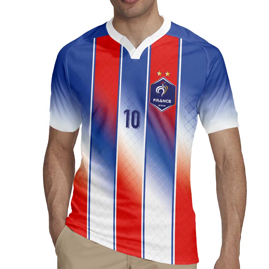 Custom France National Football Rugby Jersey Paris Architecture-Inspired Geometry - Wonder Print Shop