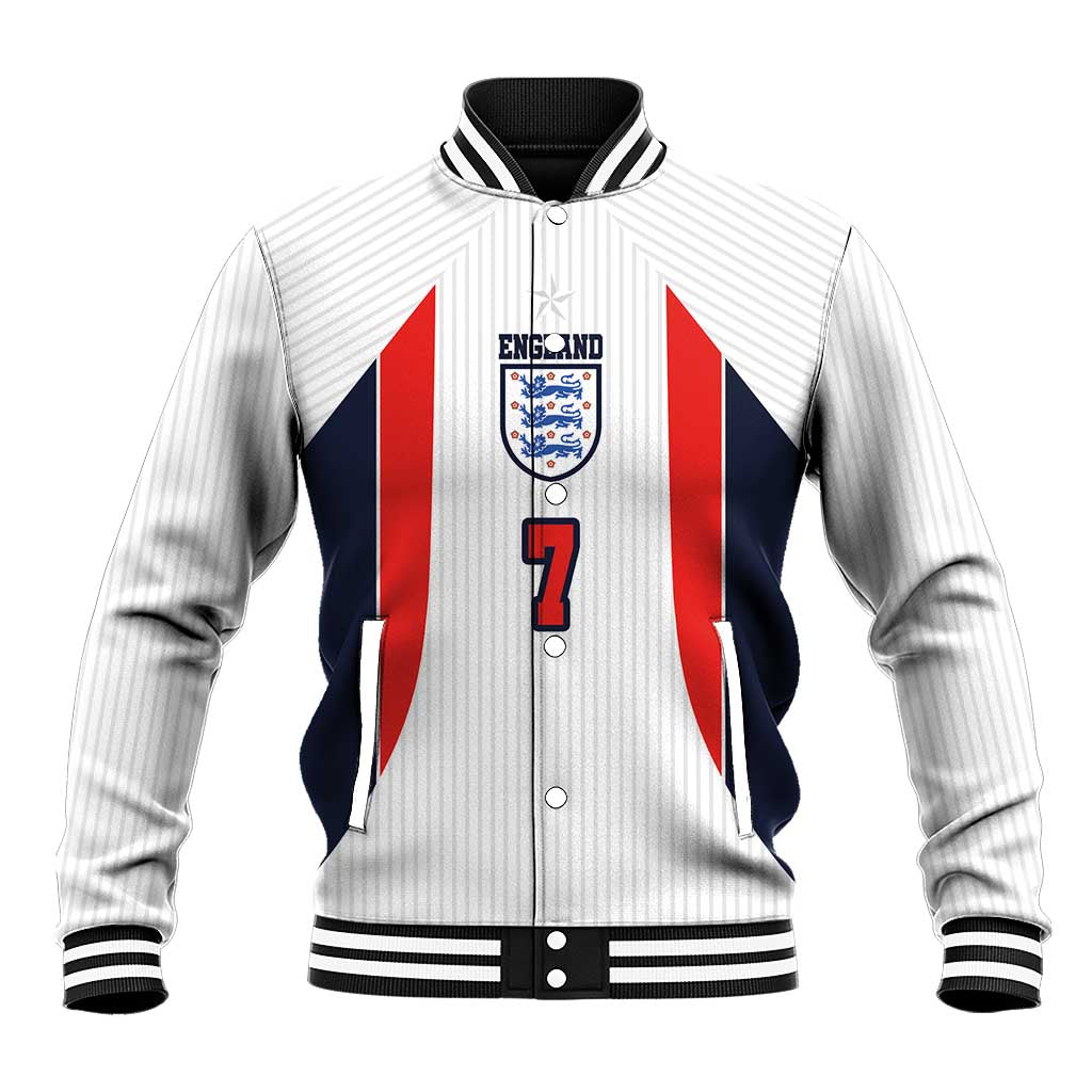 Custom England National Football Baseball Jacket Retro Style-Inspired 1998 - Wonder Print Shop