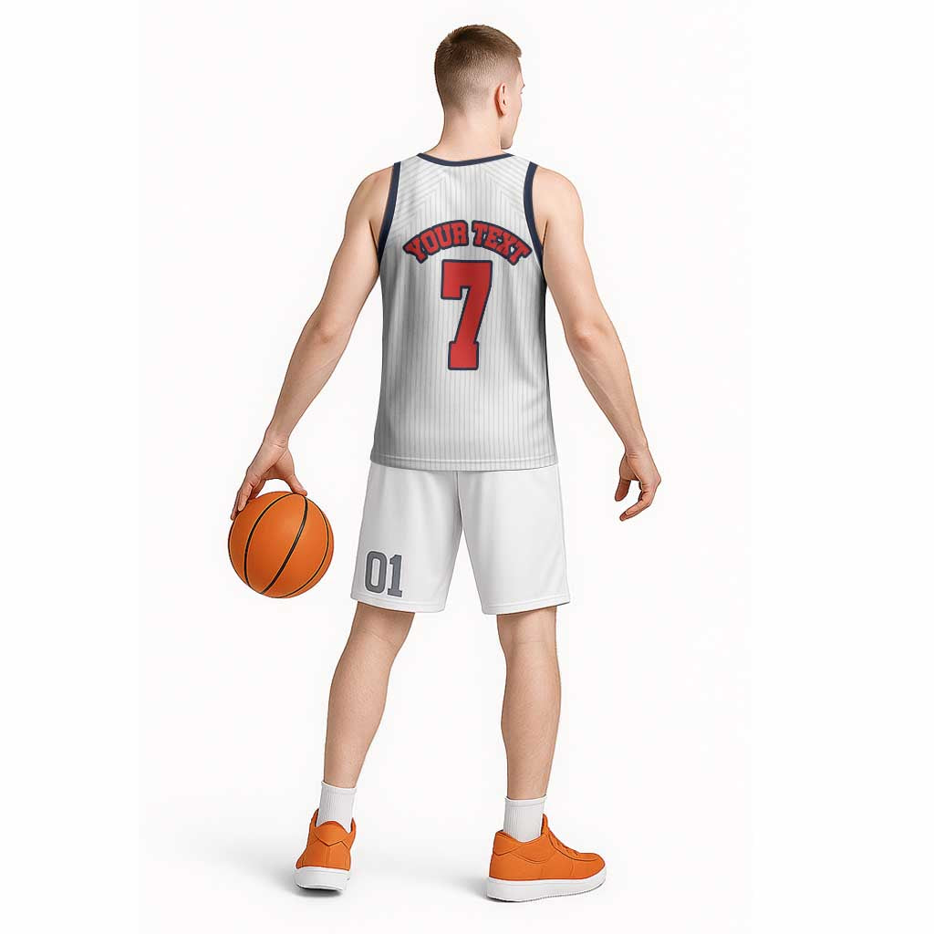 Custom England National Football Basketball Jersey Retro Style-Inspired 1998 - Wonder Print Shop