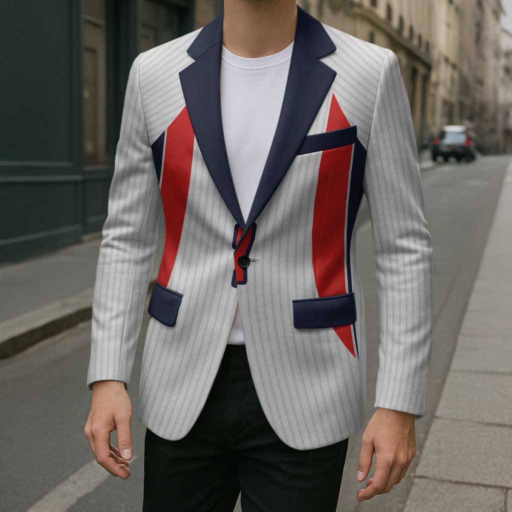Custom England National Football Blazer Retro Style-Inspired 1998 - Wonder Print Shop