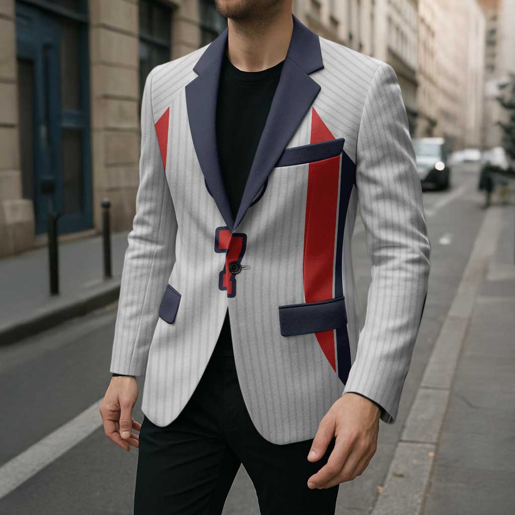 Custom England National Football Blazer Retro Style-Inspired 1998 - Wonder Print Shop