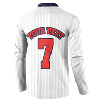 Custom England National Football Button Sweatshirt Retro Style-Inspired 1998 - Wonder Print Shop