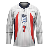 Custom England National Football Hockey Jersey Retro Style-Inspired 1998 - Wonder Print Shop