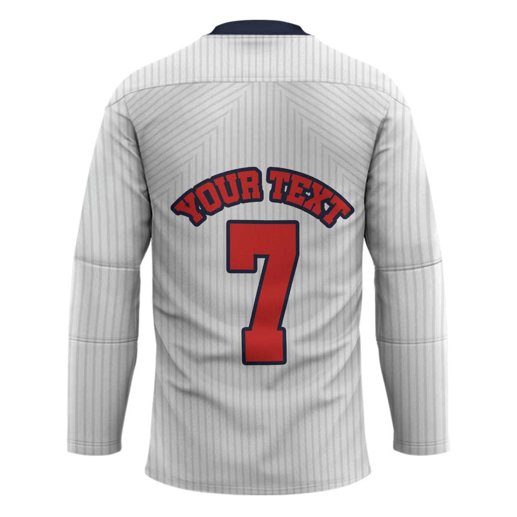 Custom England National Football Hockey Jersey Retro Style-Inspired 1998 - Wonder Print Shop