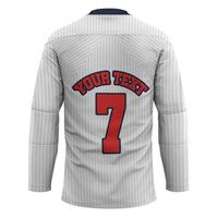 Custom England National Football Hockey Jersey Retro Style-Inspired 1998 - Wonder Print Shop