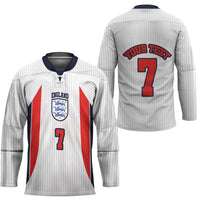 Custom England National Football Hockey Jersey Retro Style-Inspired 1998 - Wonder Print Shop