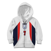 Custom England National Football Kid Hoodie Retro Style-Inspired 1998 - Wonder Print Shop