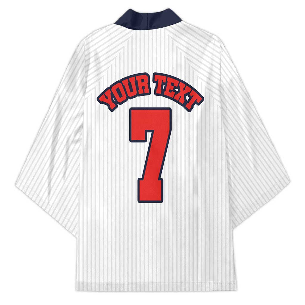 Custom England National Football Kimono Retro Style-Inspired 1998 - Wonder Print Shop