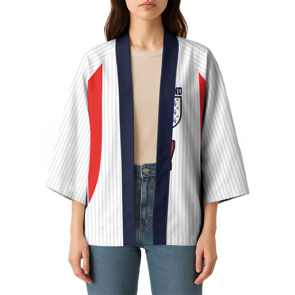 Custom England National Football Kimono Retro Style-Inspired 1998 - Wonder Print Shop