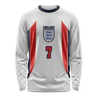 Custom England National Football Long Sleeve Shirt Retro Style-Inspired 1998 - Wonder Print Shop