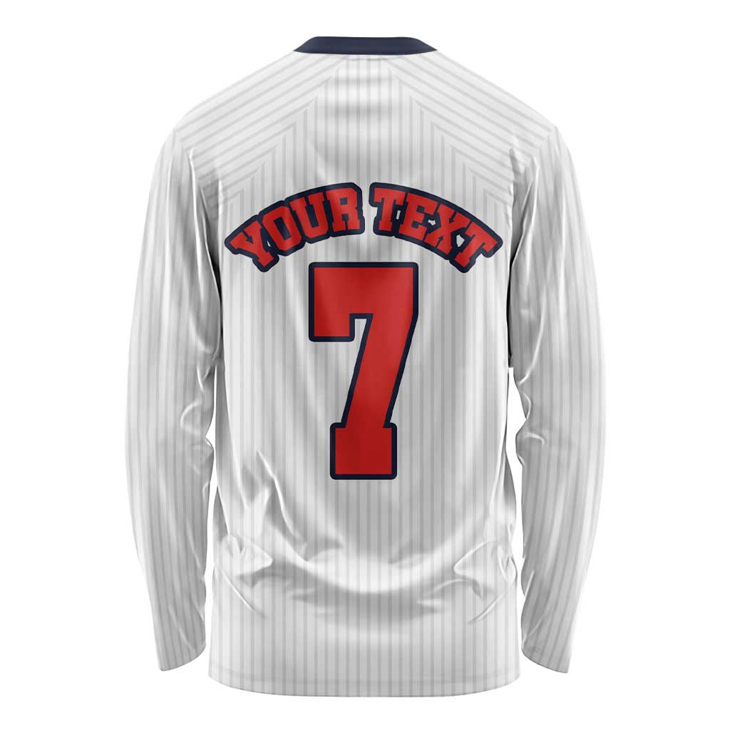 Custom England National Football Long Sleeve Shirt Retro Style-Inspired 1998 - Wonder Print Shop