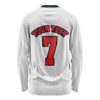 Custom England National Football Long Sleeve Shirt Retro Style-Inspired 1998 - Wonder Print Shop