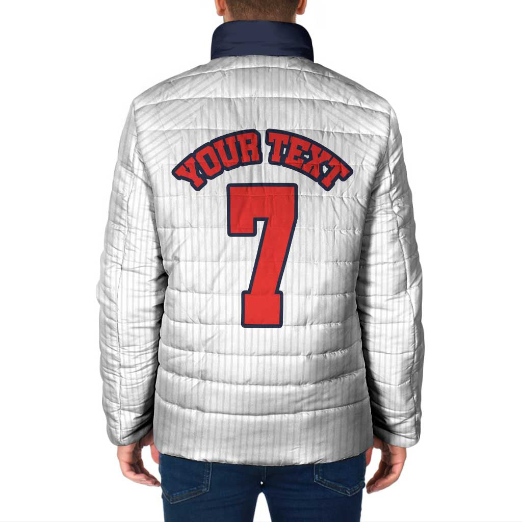 Custom England National Football Padded Jacket Retro Style-Inspired 1998 - Wonder Print Shop
