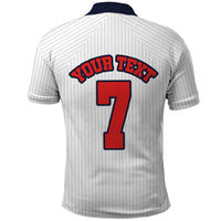 Custom England National Football Polo Shirt Retro Style-Inspired 1998 - Wonder Print Shop