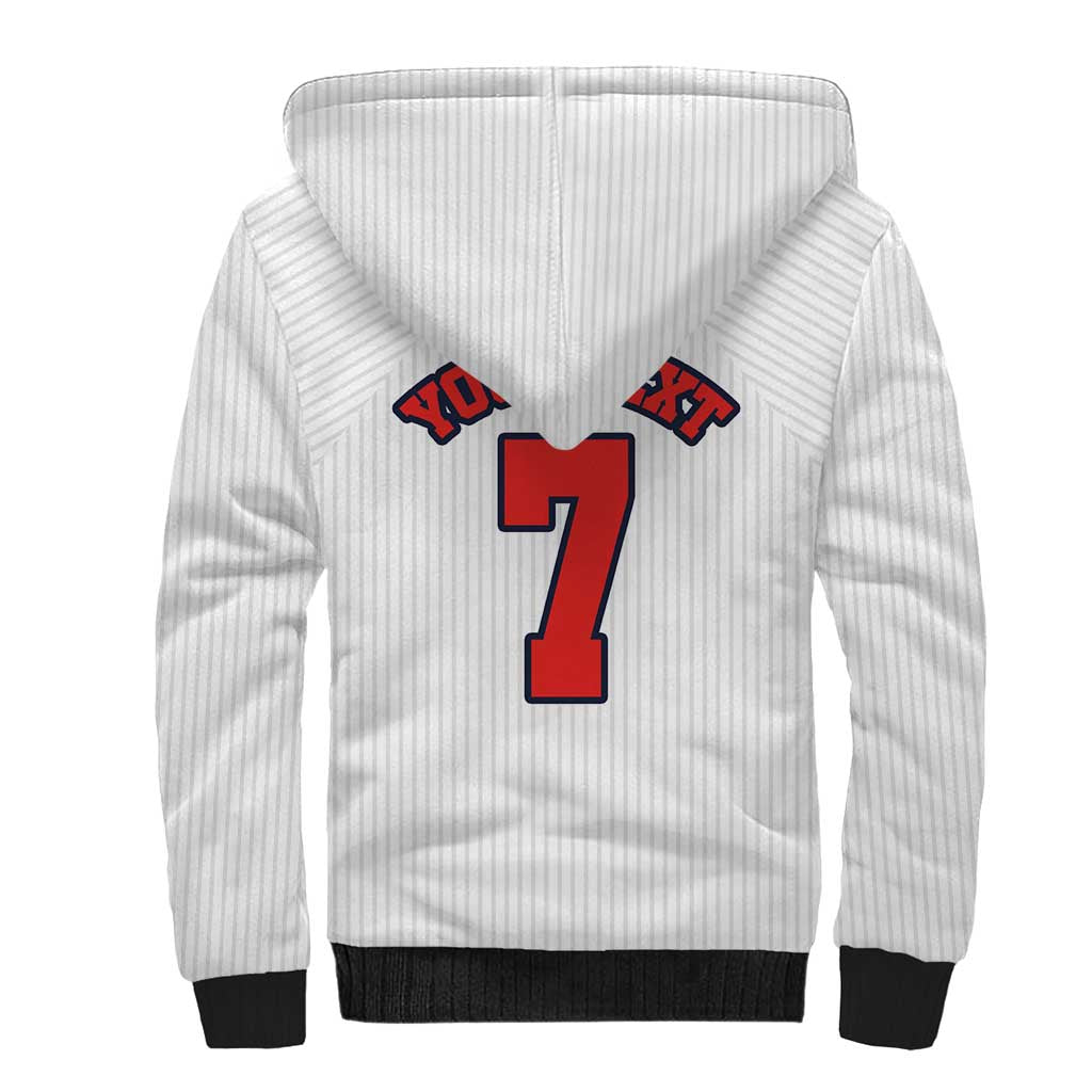 Custom England National Football Sherpa Hoodie Retro Style-Inspired 1998 - Wonder Print Shop