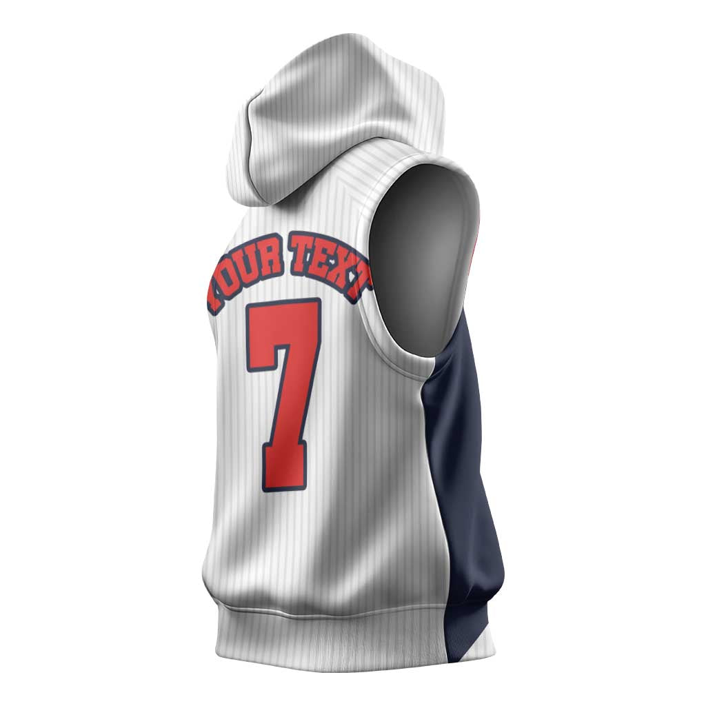 Custom England National Football Sleeveless Hoodie Retro Style-Inspired 1998 - Wonder Print Shop