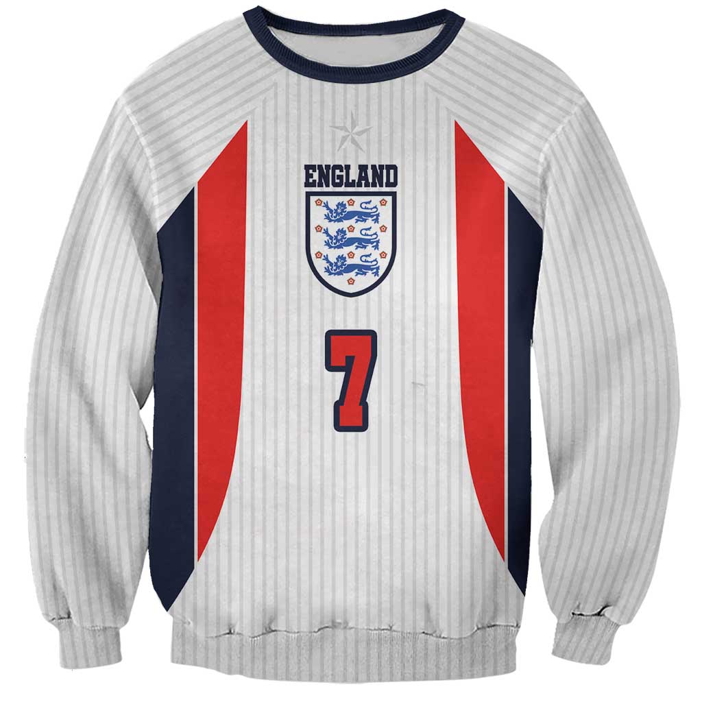 Custom England National Football Sweatshirt Retro Style-Inspired 1998 - Wonder Print Shop
