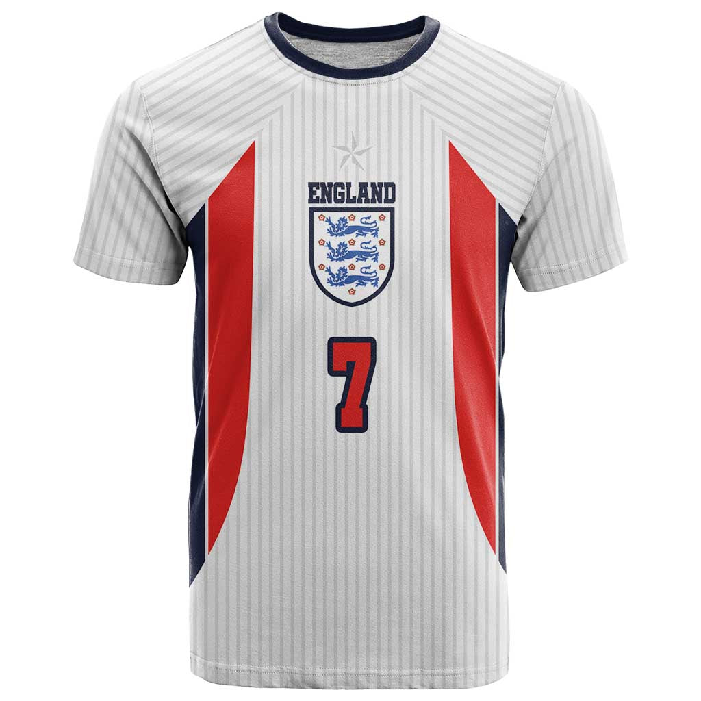 Custom England National Football T Shirt Retro Style-Inspired 1998 - Wonder Print Shop