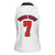 Custom England National Football Women Sleeveless Polo Shirt Retro Style-Inspired 1998 - Wonder Print Shop