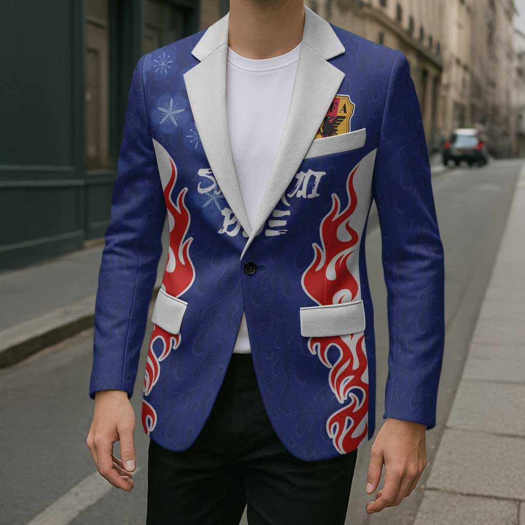 Custom Japan National Football Blazer Retro Style-Inspired 1998 - Wonder Print Shop