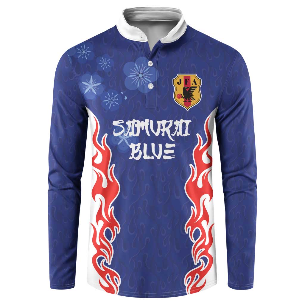 Custom Japan National Football Button Sweatshirt Retro Style-Inspired 1998 - Wonder Print Shop