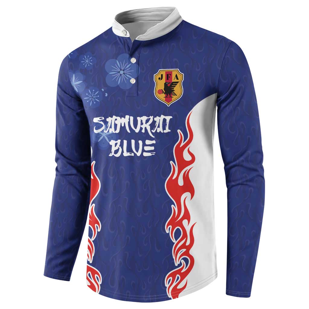 Custom Japan National Football Button Sweatshirt Retro Style-Inspired 1998 - Wonder Print Shop