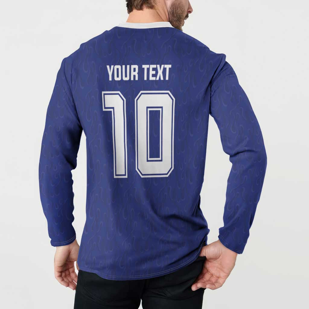 Custom Japan National Football Button Sweatshirt Retro Style-Inspired 1998 - Wonder Print Shop