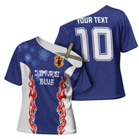 Custom Japan National Football Cross Shoulder Shirt Retro Style-Inspired 1998 - Wonder Print Shop