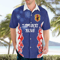 Custom Japan National Football Hawaiian Shirt Retro Style-Inspired 1998 - Wonder Print Shop