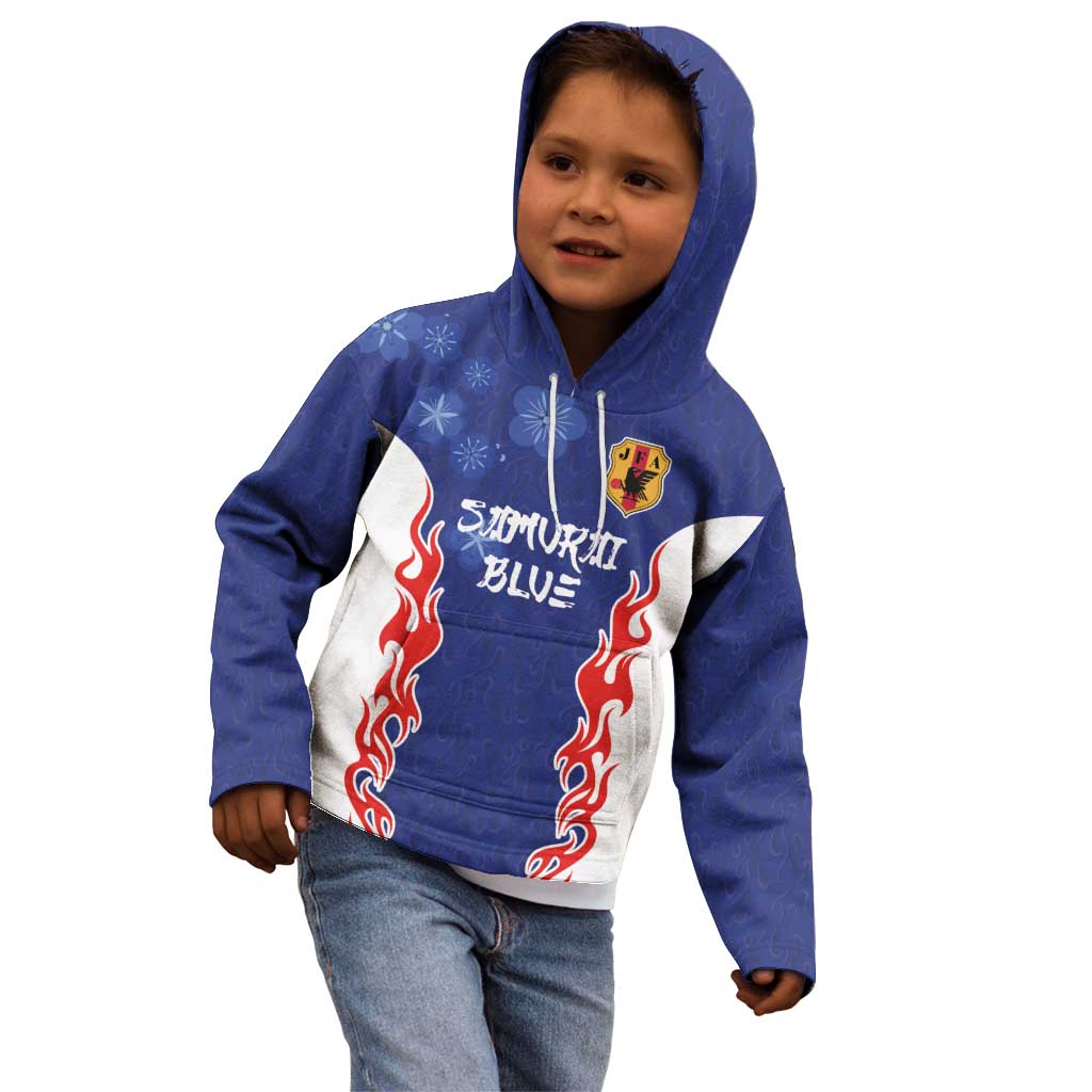 Custom Japan National Football Kid Hoodie Retro Style-Inspired 1998 - Wonder Print Shop