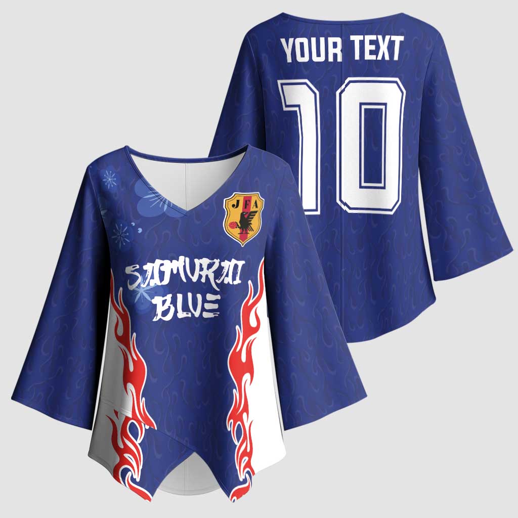 Custom Japan National Football Kimono Sleeve Blouse Retro Style-Inspired 1998 - Wonder Print Shop