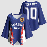 Custom Japan National Football Kimono Sleeve Blouse Retro Style-Inspired 1998 - Wonder Print Shop