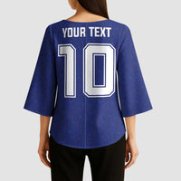 Custom Japan National Football Kimono Sleeve Blouse Retro Style-Inspired 1998 - Wonder Print Shop