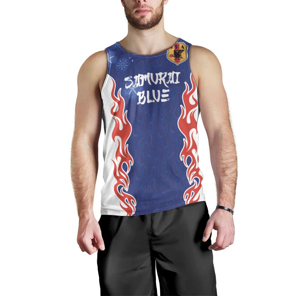 Custom Japan National Football Men Tank Top Retro Style-Inspired 1998 - Wonder Print Shop