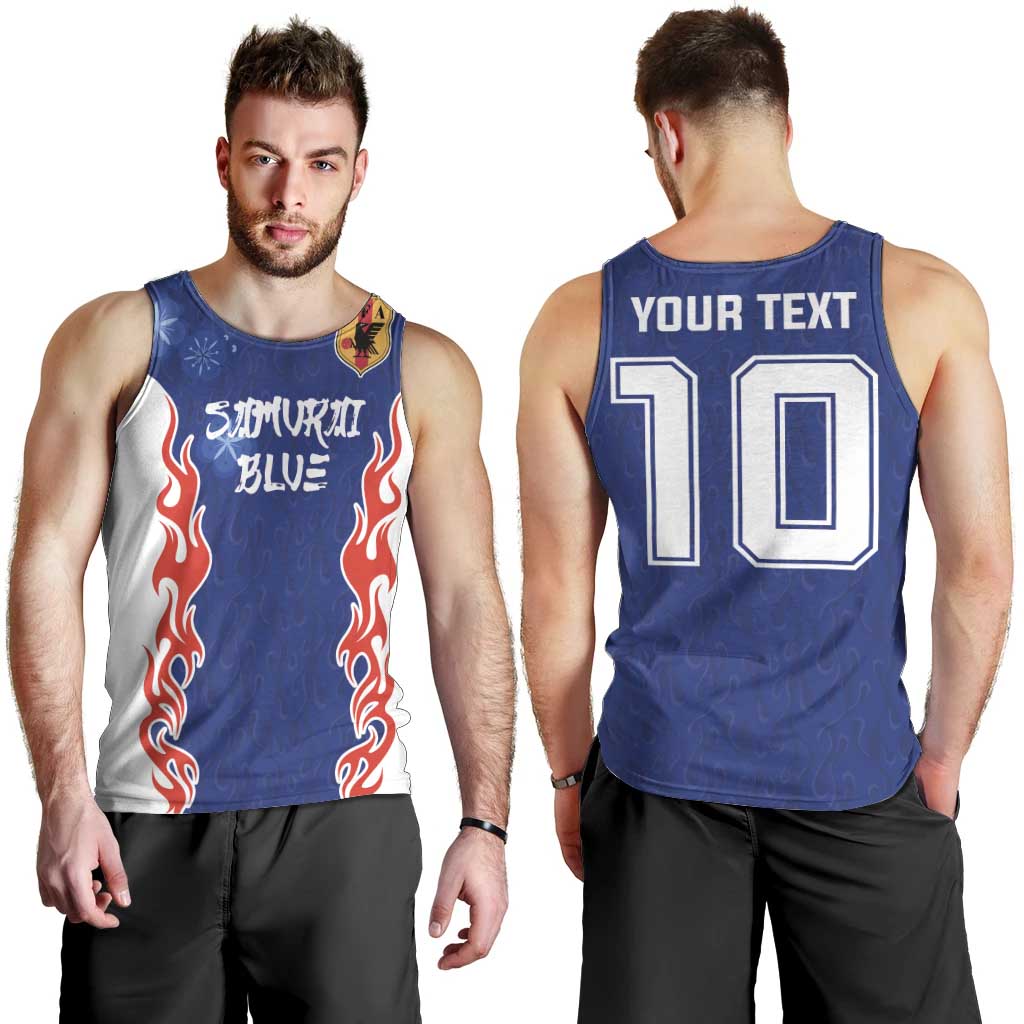 Custom Japan National Football Men Tank Top Retro Style-Inspired 1998 - Wonder Print Shop
