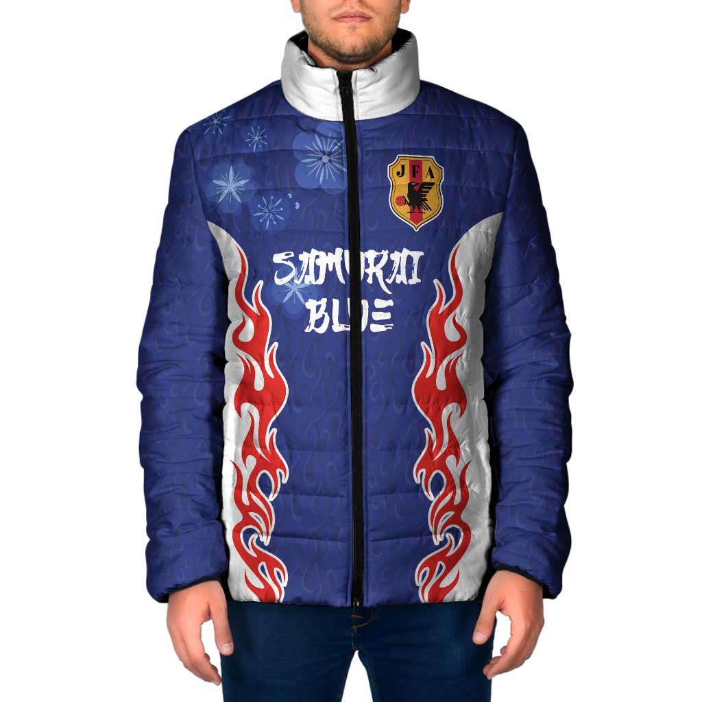 Custom Japan National Football Padded Jacket Retro Style-Inspired 1998 - Wonder Print Shop