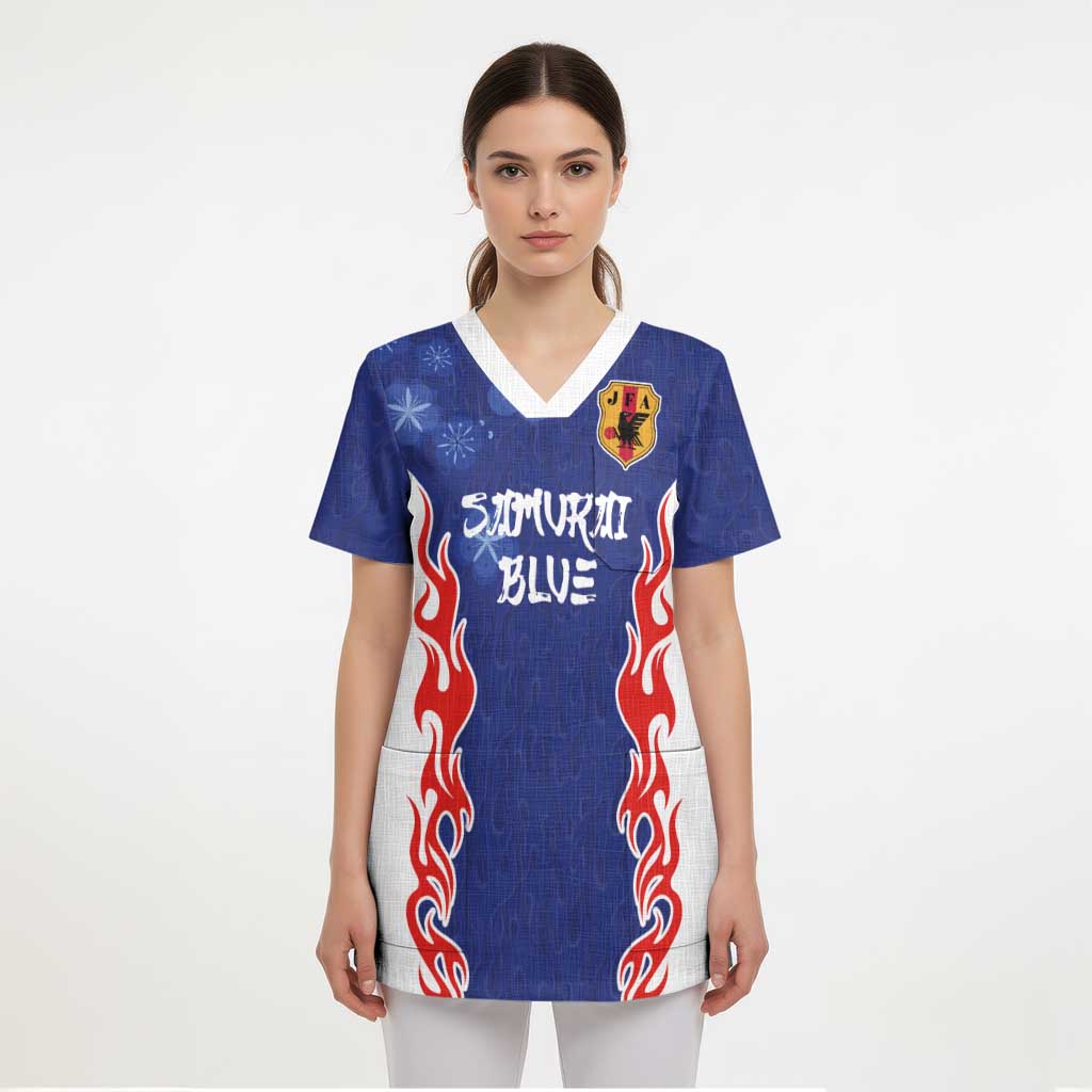 Custom Japan National Football Scrub Top Retro Style-Inspired 1998 - Wonder Print Shop