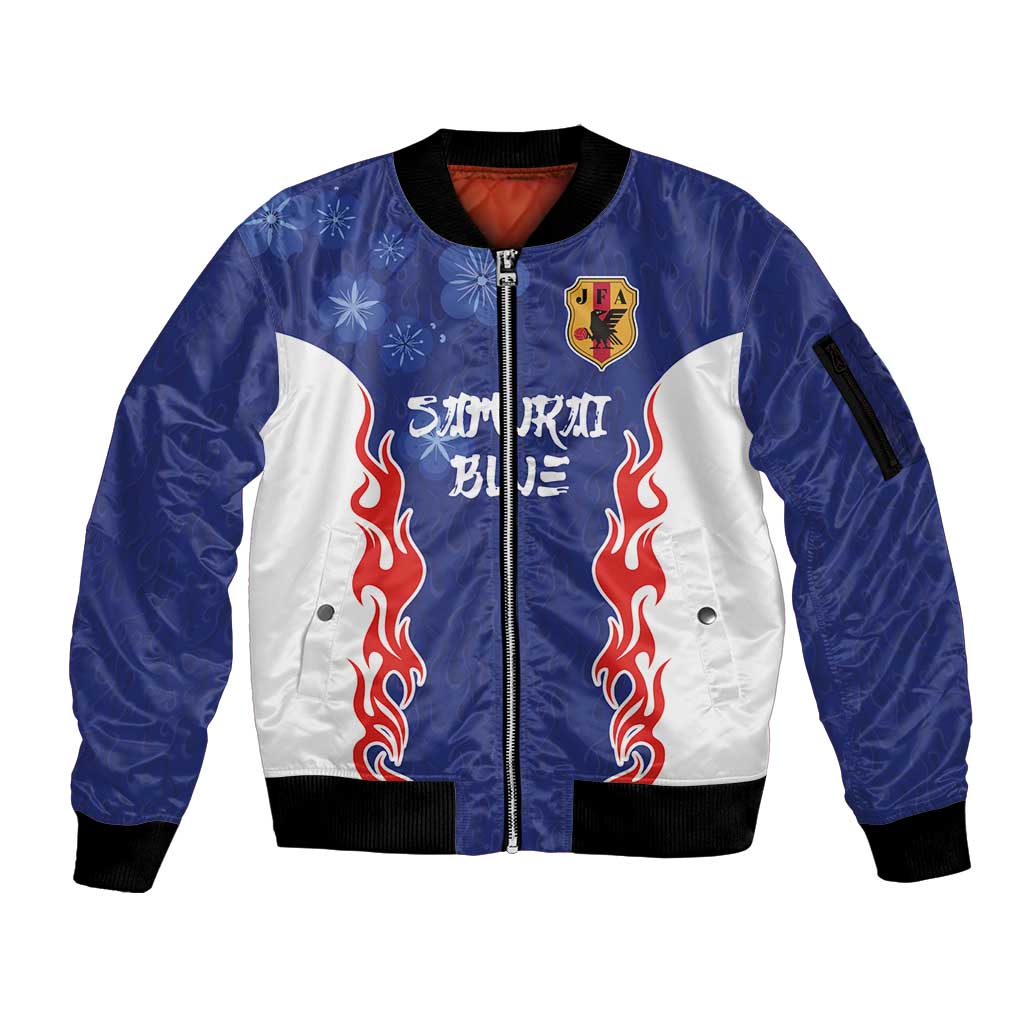 Custom Japan National Football Sleeve Zip Bomber Jacket Retro Style-Inspired 1998 - Wonder Print Shop