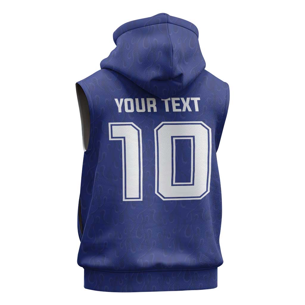Custom Japan National Football Sleeveless Hoodie Retro Style-Inspired 1998 - Wonder Print Shop