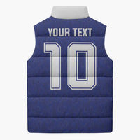 Custom Japan National Football Sleeveless Puffer Jacket Retro Style-Inspired 1998 - Wonder Print Shop