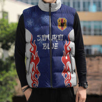Custom Japan National Football Sleeveless Puffer Jacket Retro Style-Inspired 1998 - Wonder Print Shop