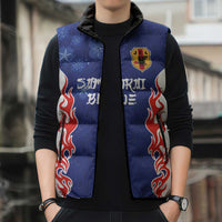 Custom Japan National Football Sleeveless Puffer Jacket Retro Style-Inspired 1998 - Wonder Print Shop