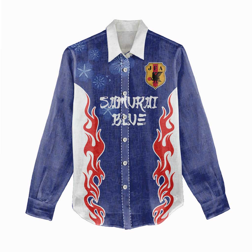 Custom Japan National Football Women Casual Shirt Retro Style-Inspired 1998 - Wonder Print Shop