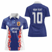 Custom Japan National Football Women Polo Shirt Retro Style-Inspired 1998 - Wonder Print Shop