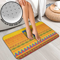 Romania Merry Christmas Bathroom Set Romania Emblem Traditional Folk Art - Wonder Print Shop