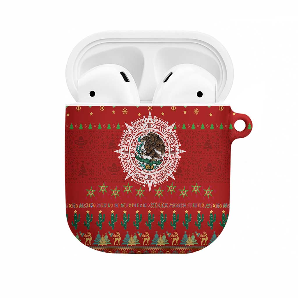 Mexico Merry Christmas AirPods Case Mexican Cultural Emblem Xmas Style - Wonder Print Shop