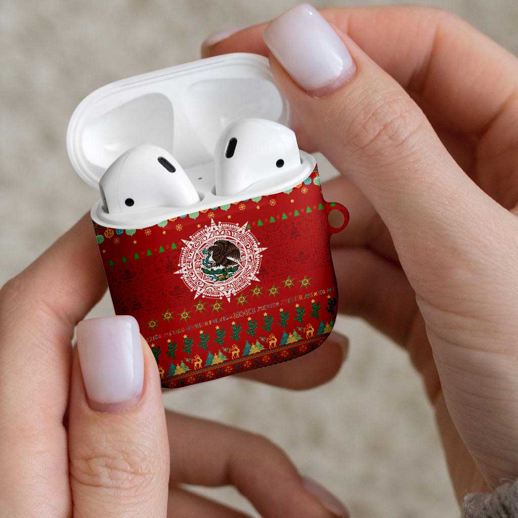 Mexico Merry Christmas AirPods Case Mexican Cultural Emblem Xmas Style - Wonder Print Shop